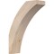 Ekena Millwork 3 1/2"W x 10"D x 14"H Thorton Smooth Knee Brace, Douglas Fir BRC04X10X14THR00SDF - alternate 1